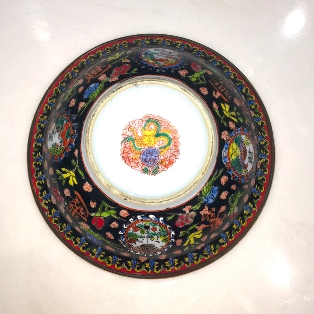 2 Antique Cloisonné Bowls